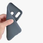 Husa Kwmobile pentru Samsung Galaxy A40, Silicon, Albastru, 48547.202 fotografia produsului View 6 S