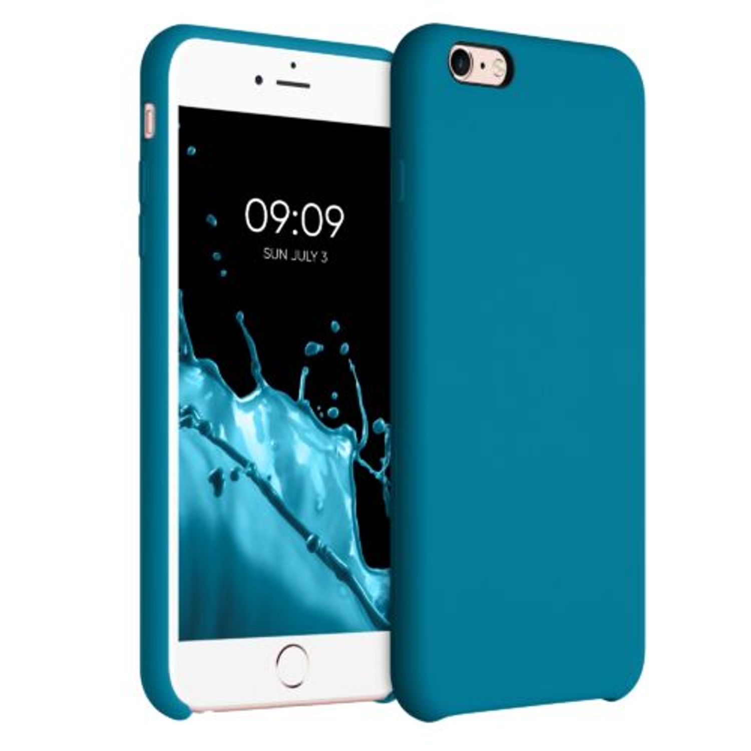 Husa pentru iPhone 6 Plus/iPhone 6s Plus, Silicon, Albastru, 40841.224 fotografia produsului
