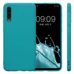 Husa Kwmobile pentru Samsung Galaxy A50, Silicon, Verde, 48054.57 fotografia produsului