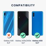 Husa Kwmobile pentru Samsung Galaxy A50, Silicon, Verde, 48054.57 fotografia produsului View 4 S