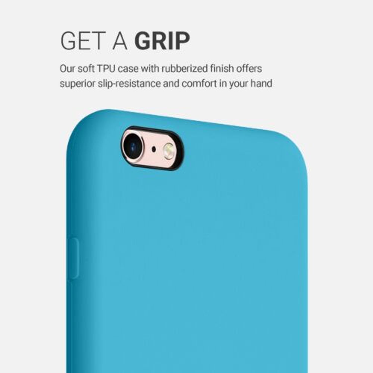 Husa pentru iPhone 6 Plus/iPhone 6s Plus, Silicon, Albastru, 40841.223 fotografia produsului View 4 L