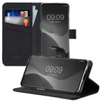 Husa Kwmobile pentru OnePlus 10 Pro, Textil, Negru, 57252.73 fotografia produsului View 4 S