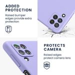 Husa Kwmobile pentru Samsung Galaxy A22, Silicon, Mov, 55500.108 fotografia produsului View 3 S