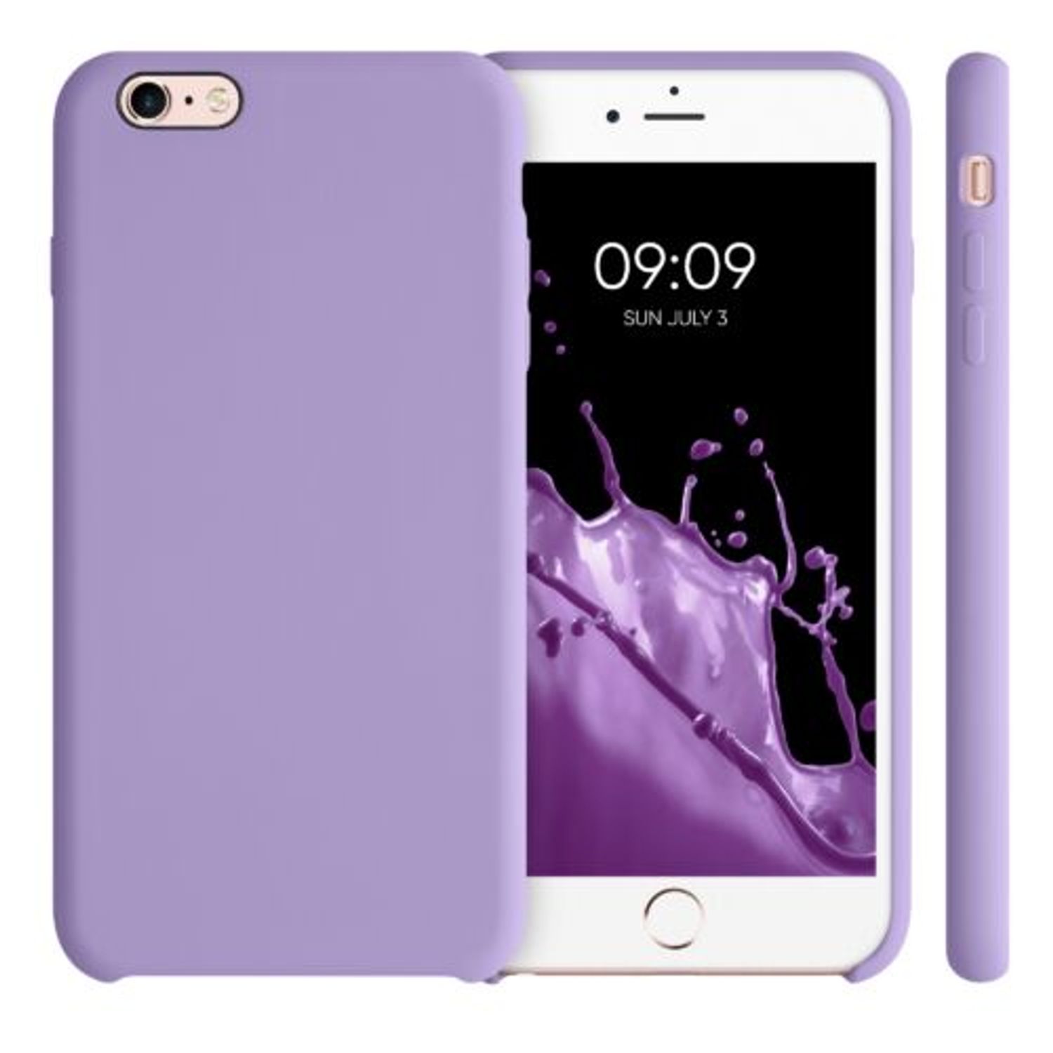 Husa pentru iPhone 6 Plus/iPhone 6s Plus, Silicon, Mov, 40841.222 fotografia produsului View 2 L