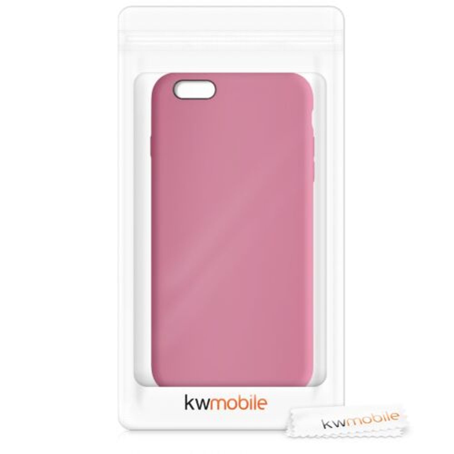 Husa pentru Apple iPhone 6 Plus/iPhone 6s Plus, Silicon, Roz, 40841.212 fotografia produsului View 3 L