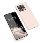 Husa Kwmobile pentru OnePlus 10 Pro, Silicon, Crem, 57460.225 fotografia produsului