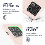 Husa Kwmobile pentru OnePlus 10 Pro, Silicon, Crem, 57460.225 fotografia produsului View 3 S