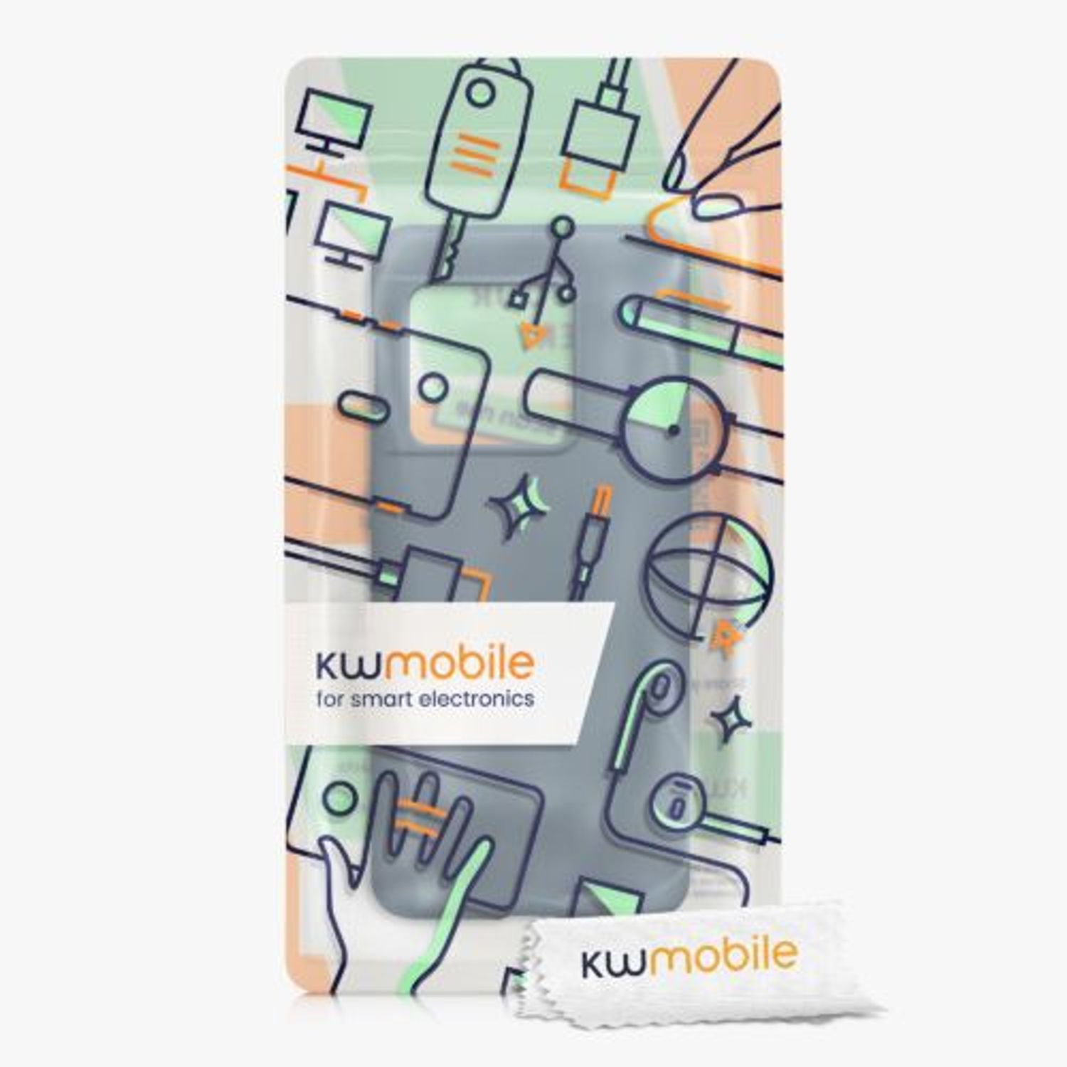 Husa Kwmobile pentru OnePlus 10 Pro, Silicon, Albastru, 57460.202 fotografia produsului View 7 L