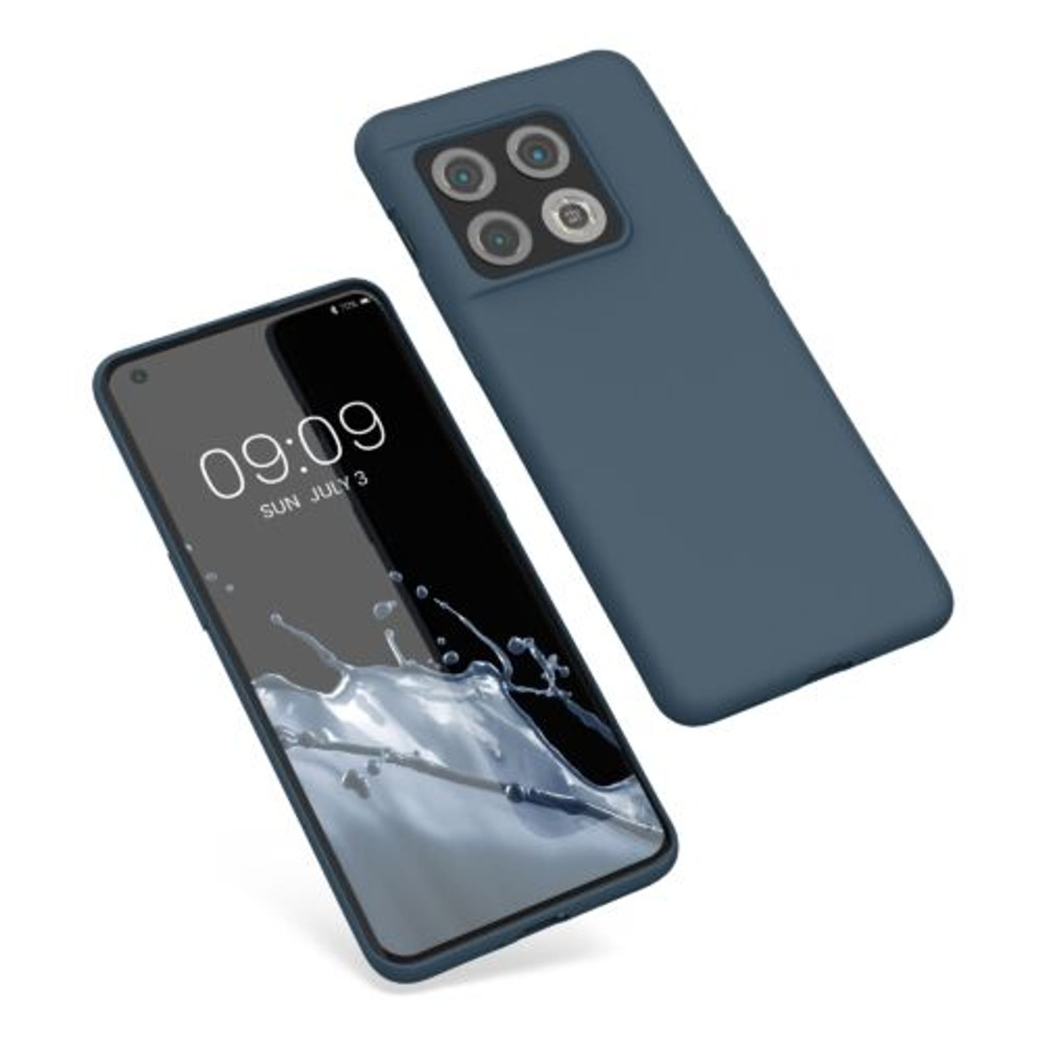 Husa Kwmobile pentru OnePlus 10 Pro, Silicon, Albastru, 57460.202 fotografia produsului