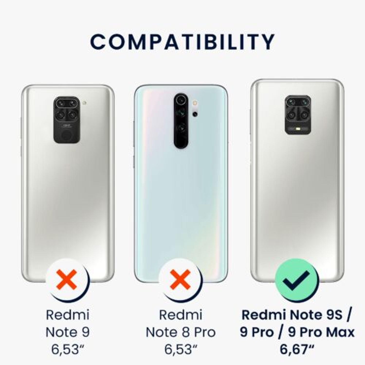 Husa Kwmobile pentru Xiaomi Redmi Note 9S/Redmi Note 9 Pro/Redmi Note 9 Pro Max, Silicon, Verde, 52140.172 fotografia produsului View 5 L