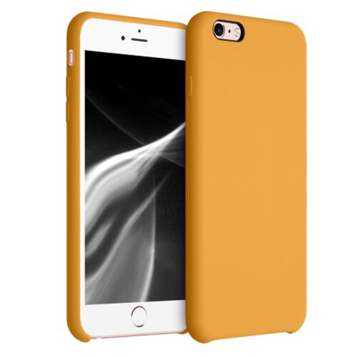 Husa pentru Apple iPhone 6 Plus/iPhone 6s Plus, Silicon, Galben, 40841.217 fotografia produsului