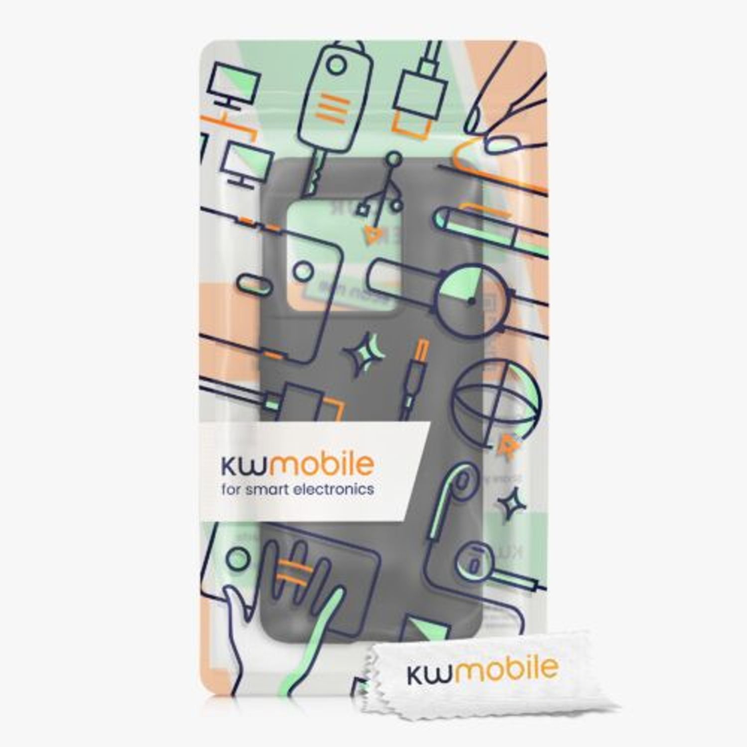 Husa Kwmobile pentru OnePlus 10 Pro, Silicon, Negru, 57460.01 fotografia produsului View 7 L