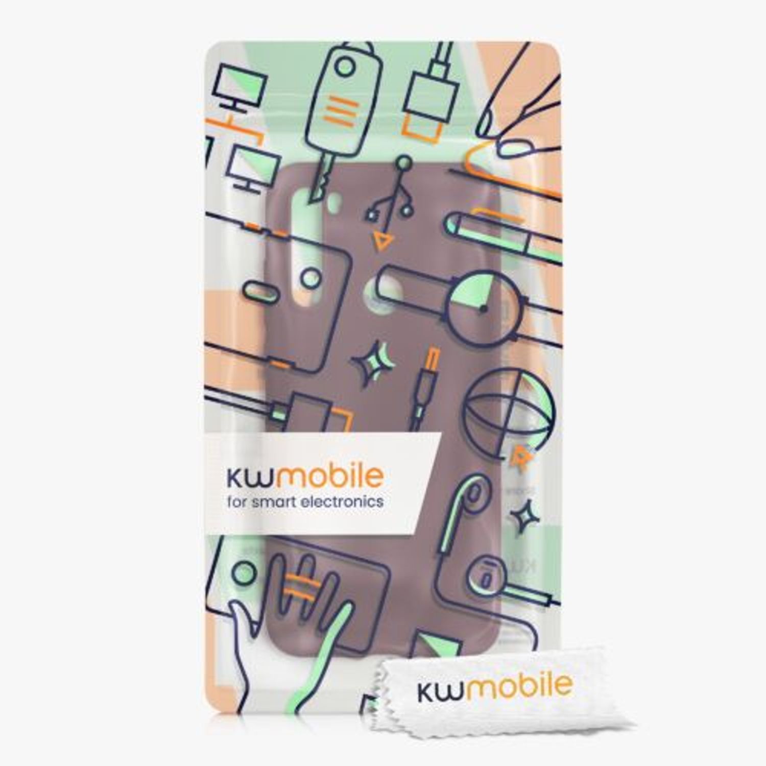 Husa Kwmobile pentru Xiaomi Redmi Note 8T, Silicon, Violet, 50956.190 fotografia produsului View 2 L