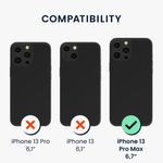 Husa Kwmobile pentru Apple iPhone 13 Pro Max, Silicon, Roz, 56427.193 fotografia produsului View 5 S