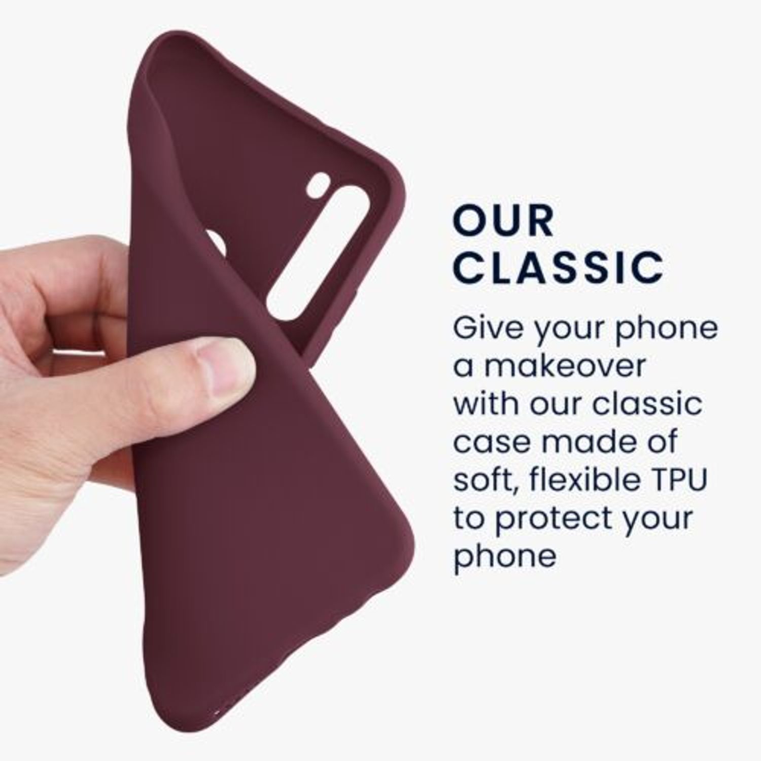 Husa Kwmobile pentru Xiaomi Redmi Note 8T, Silicon, Violet, 50956.190 fotografia produsului View 5 L