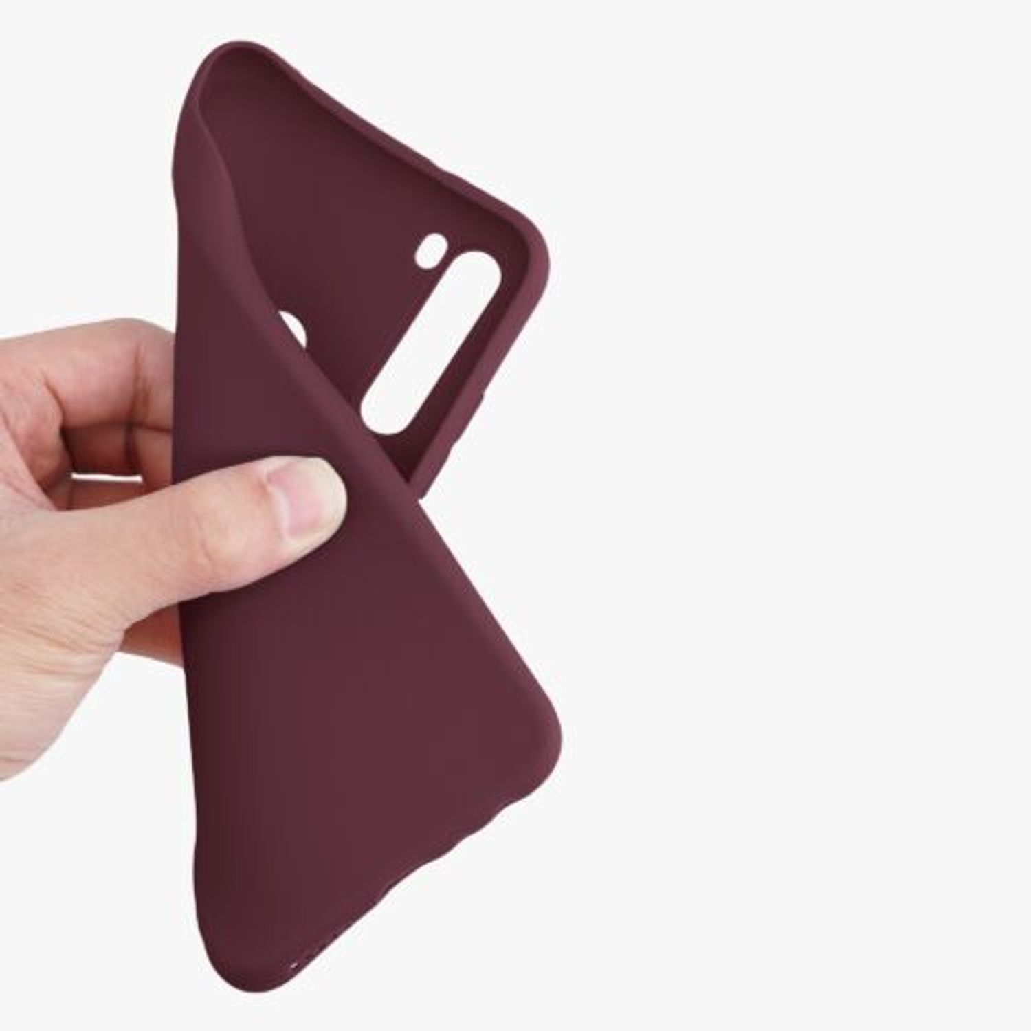 Husa Kwmobile pentru Xiaomi Redmi Note 8T, Silicon, Violet, 50956.190 fotografia produsului View 3 L