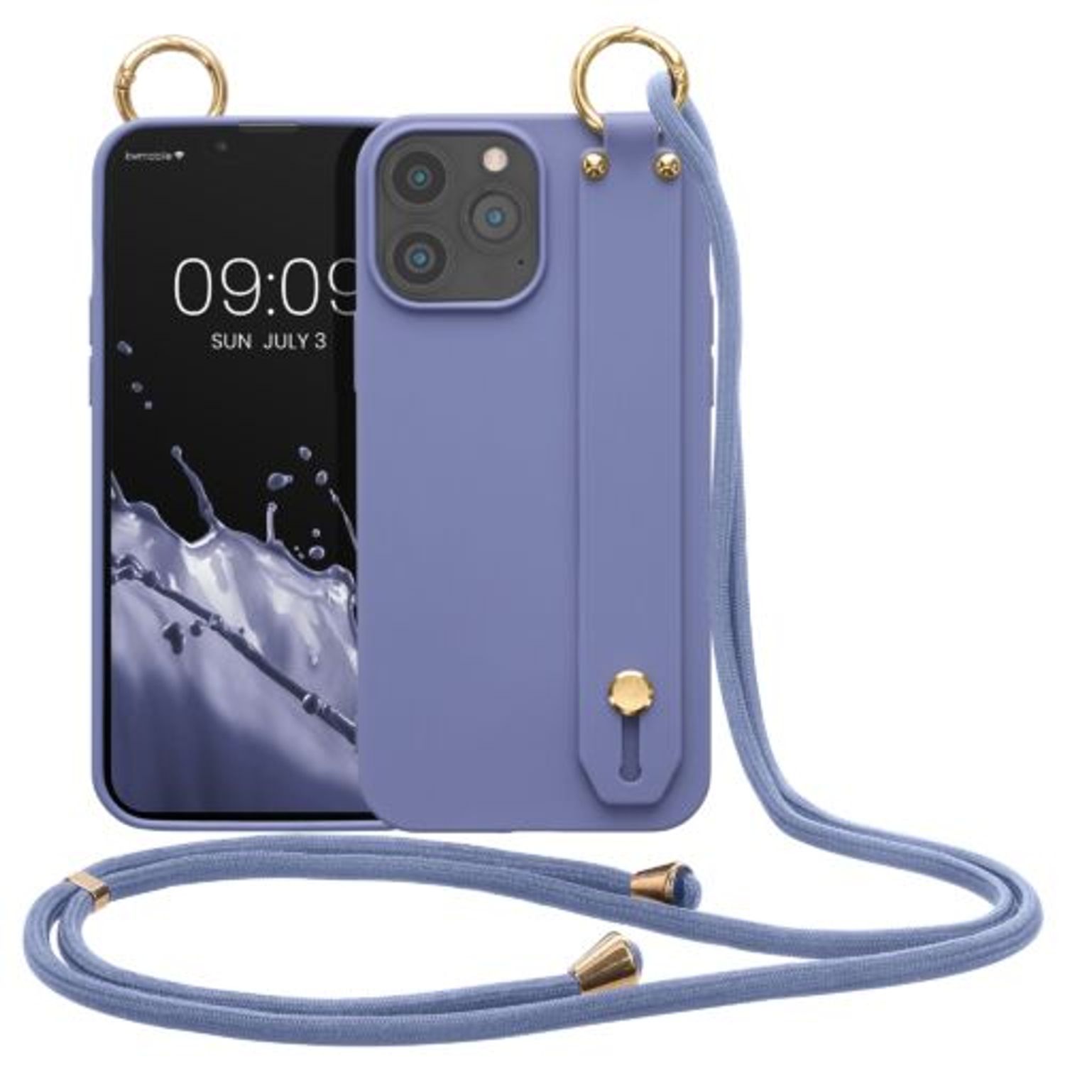 Husa Kwmobile pentru Apple iPhone 13 Pro Max, Silicon, Albastru, 56427.130 fotografia produsului