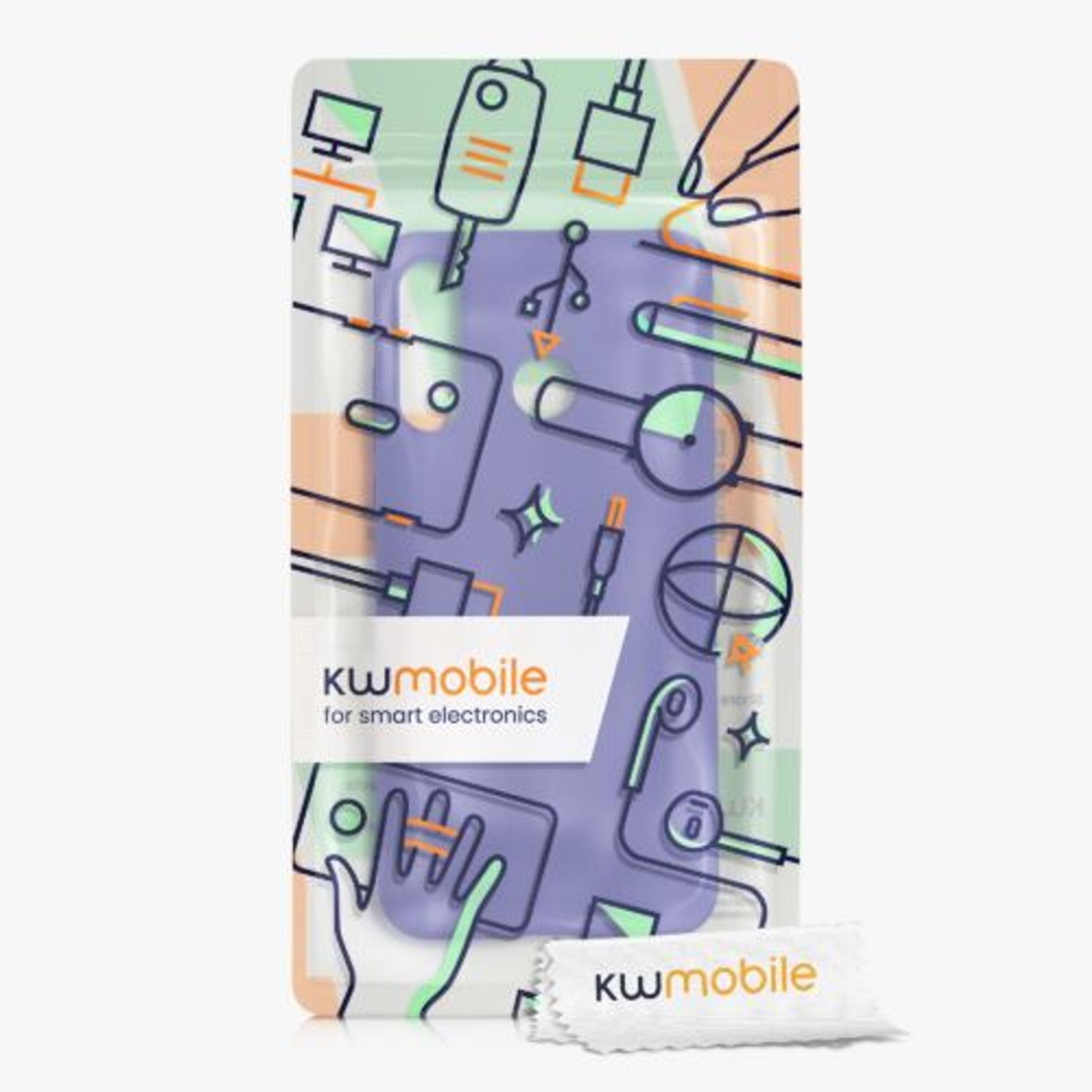 Husa Kwmobile pentru Huawei P30 Lite, Silicon, Albastru, 47499.234 fotografia produsului View 4 L
