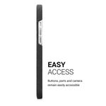 Husa Kwmobile pentru Apple iPhone 12 Pro Max, Textil, Gri, 57450.01 fotografia produsului View 2 S
