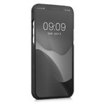 Husa Kwmobile pentru Apple iPhone 12 Pro Max, Textil, Gri, 57450.01 fotografia produsului View 7 S