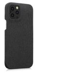Husa Kwmobile pentru Apple iPhone 12 Pro Max, Textil, Gri, 57450.01 fotografia produsului View 5 S