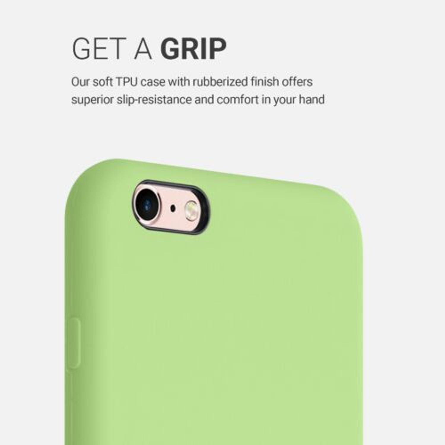 Husa pentru Apple iPhone 6 Plus/iPhone 6s Plus, Silicon, Verde, 40841.214 fotografia produsului View 4 L
