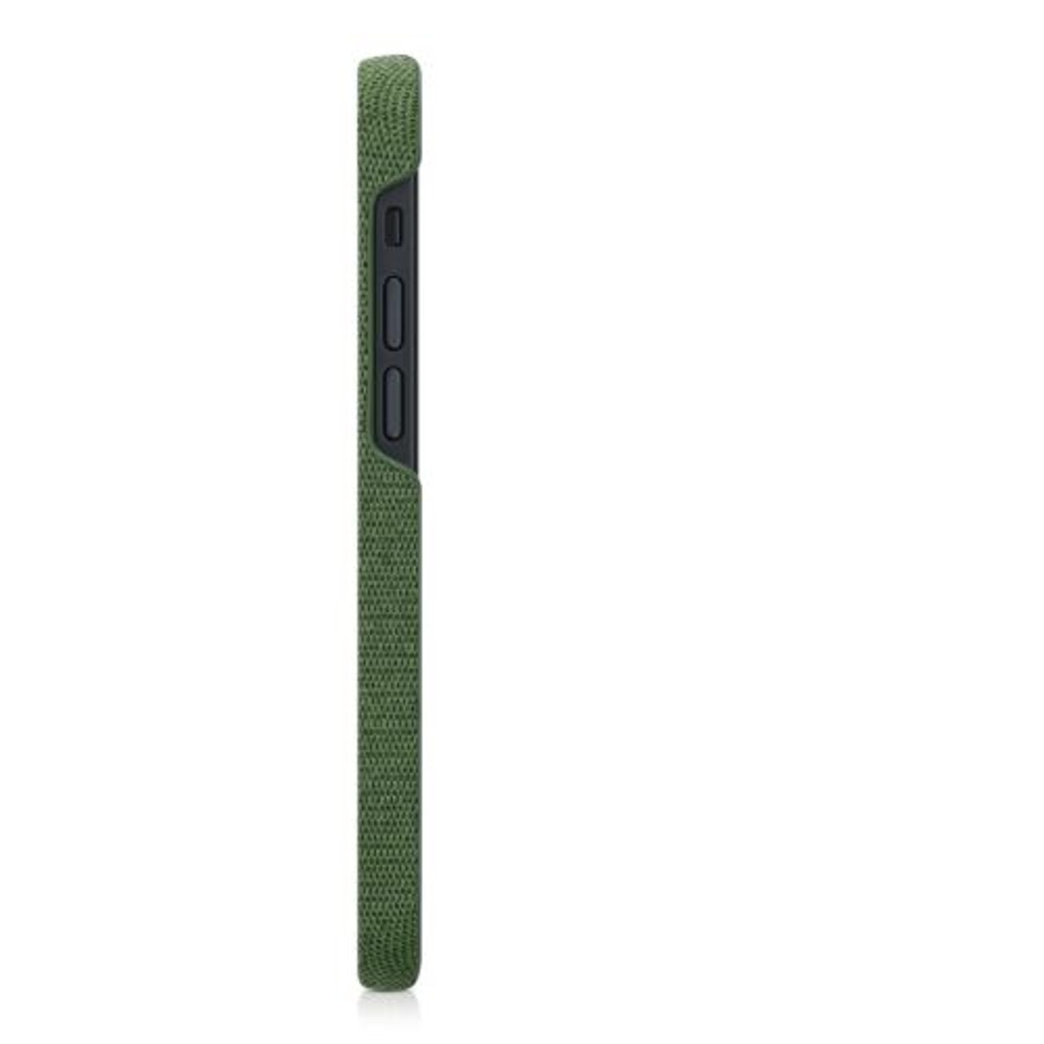 Husa Kwmobile pentru Apple iPhone 12/iPhone 12 Pro, Textil, Verde, 55752.07 fotografia produsului View 8 L