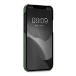 Husa Kwmobile pentru Apple iPhone 12/iPhone 12 Pro, Textil, Verde, 55752.07 fotografia produsului View 2 S