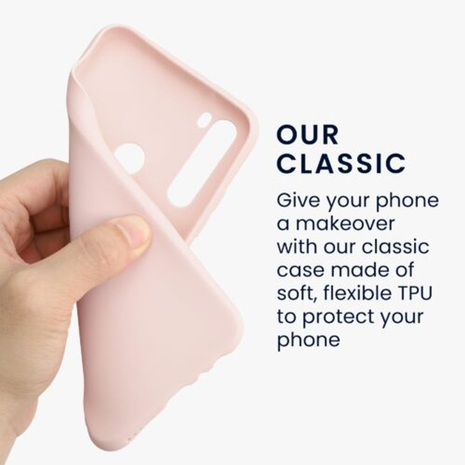 Husa Kwmobile pentru Xiaomi Redmi Note 8, Silicon, Roz, 50180.225 fotografia produsului View 3 L