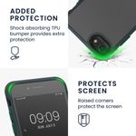 Husa Kwmobile pentru Apple iPhone 8/iPhone 7/iPhone SE 2, Silicon, Verde/Transparent, 57457.80 fotografia produsului View 3 S
