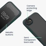Husa Kwmobile pentru Apple iPhone 8/iPhone 7/iPhone SE 2, Silicon, Verde/Transparent, 57457.80 fotografia produsului View 2 S