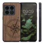 Husa Kwmobile pentru OnePlus 10 Pro, Lemn, Maro, 57462.01 fotografia produsului