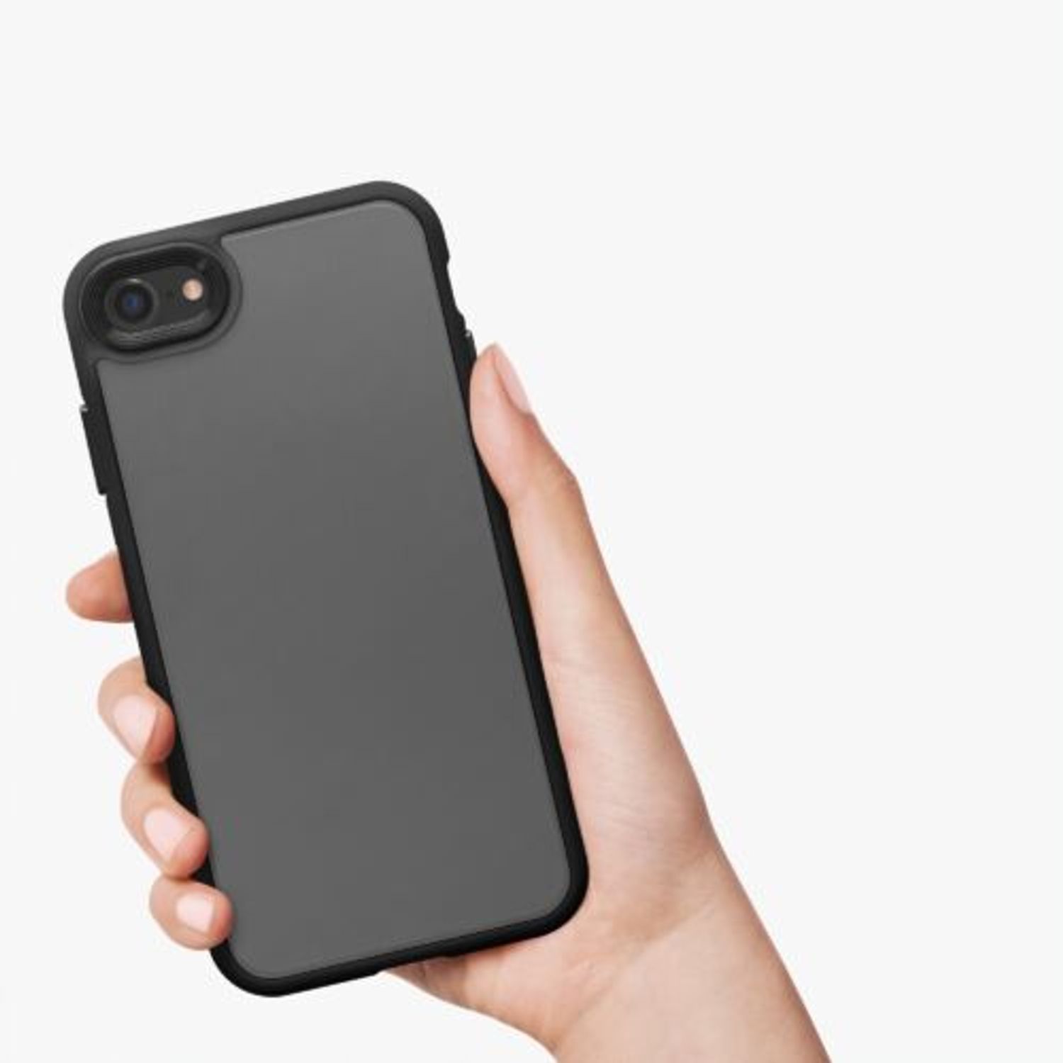 Husa Kwmobile pentru Apple iPhone 8/iPhone 7/iPhone SE 2, Silicon, Negru, 57457.01 fotografia produsului View 9 L