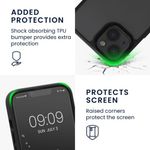 Husa Kwmobile pentru Apple iPhone 13, Silicon, Negru, 57459.01 fotografia produsului View 3 S