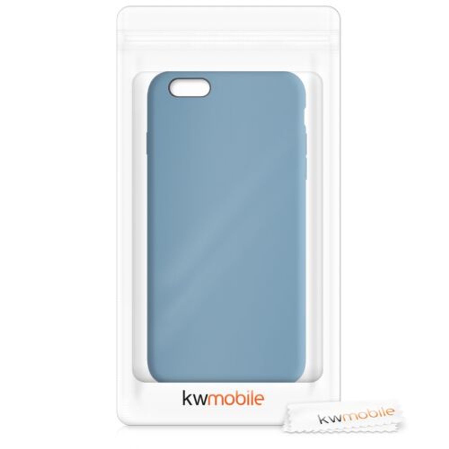 Husa pentru Apple iPhone 6 Plus/iPhone 6s Plus, Silicon, Albastru, 40841.206 fotografia produsului View 7 L