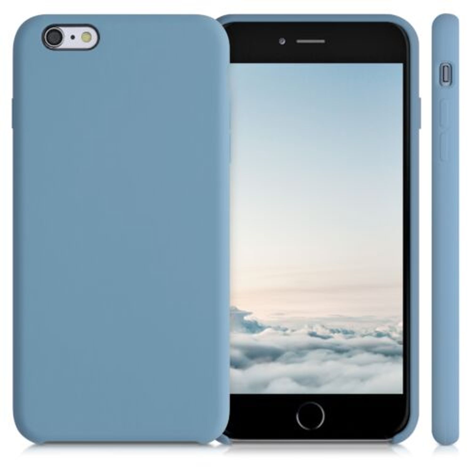 Husa pentru Apple iPhone 6 Plus/iPhone 6s Plus, Silicon, Albastru, 40841.206 fotografia produsului View 2 L