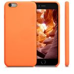Husa pentru Apple iPhone 6 Plus/iPhone 6s Plus, Silicon, Portocaliu, 40841.150 fotografia produsului View 2 S