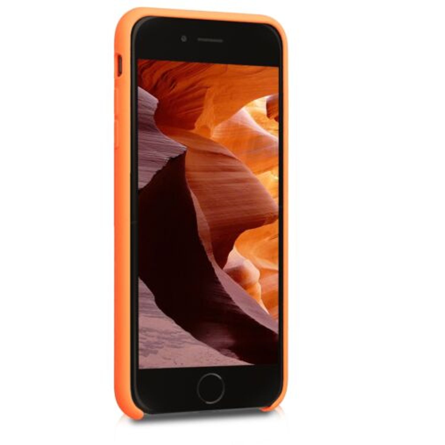 Husa pentru Apple iPhone 6 Plus/iPhone 6s Plus, Silicon, Portocaliu, 40841.150 fotografia produsului View 3 L