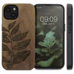 Husa Kwmobile pentru Apple iPhone 13, Lemn, Maro, 55953.09 fotografia produsului