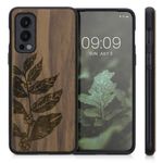Husa Kwmobile pentru OnePlus Nord 2 5G, Lemn, Maro, 56448.05 fotografia produsului