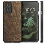Husa Kwmobile pentru OnePlus 9 Pro, Lemn, Maro, 54433.02 fotografia produsului