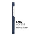 Husa Kwmobile pentru Apple iPhone 12 Mini, Textil, Albastru, 57449.17 fotografia produsului View 4 S