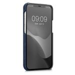 Husa Kwmobile pentru Apple iPhone 12 Mini, Textil, Albastru, 57449.17 fotografia produsului View 2 S