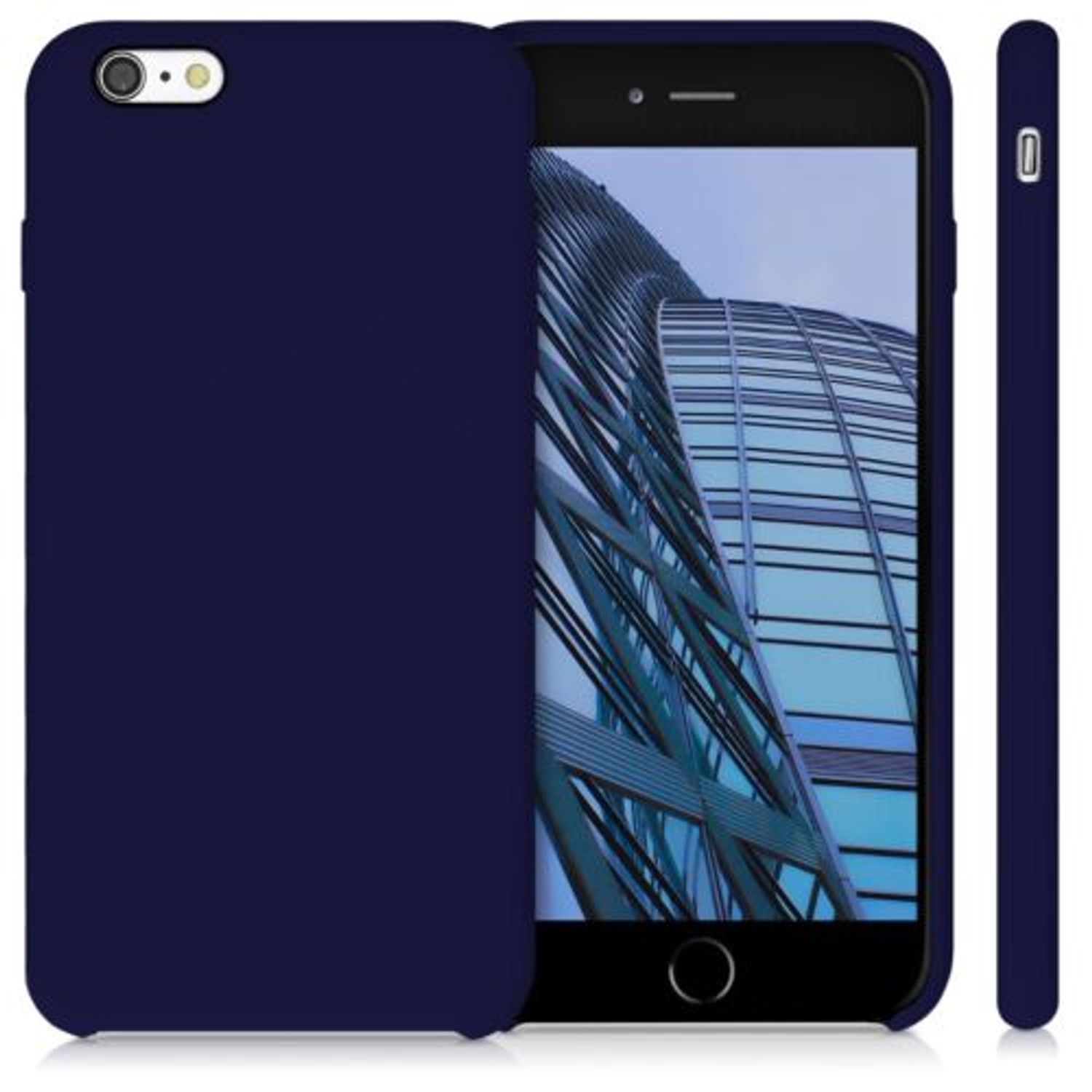Husa pentru Apple iPhone 6 Plus/iPhone 6s Plus, Silicon, Albastru, 40841.182 fotografia produsului View 2 L