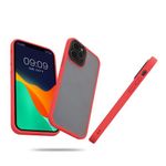 Husa Kwmobile pentru Apple iPhone 12/iPhone 12 Pro, Silicon, Rosu/Transparent, 57458.09 fotografia produsului View 2 S