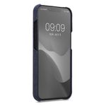 Husa Kwmobile pentru Apple iPhone 13, Textil, Albastru, 57452.17 fotografia produsului View 2 S