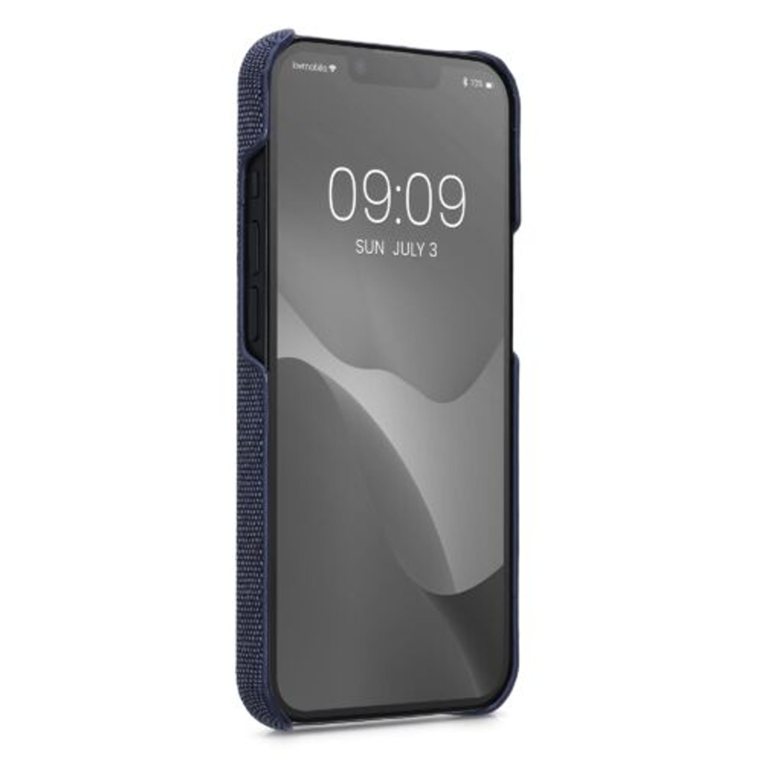 Husa Kwmobile pentru Apple iPhone 13, Textil, Albastru, 57452.17 fotografia produsului View 2 L