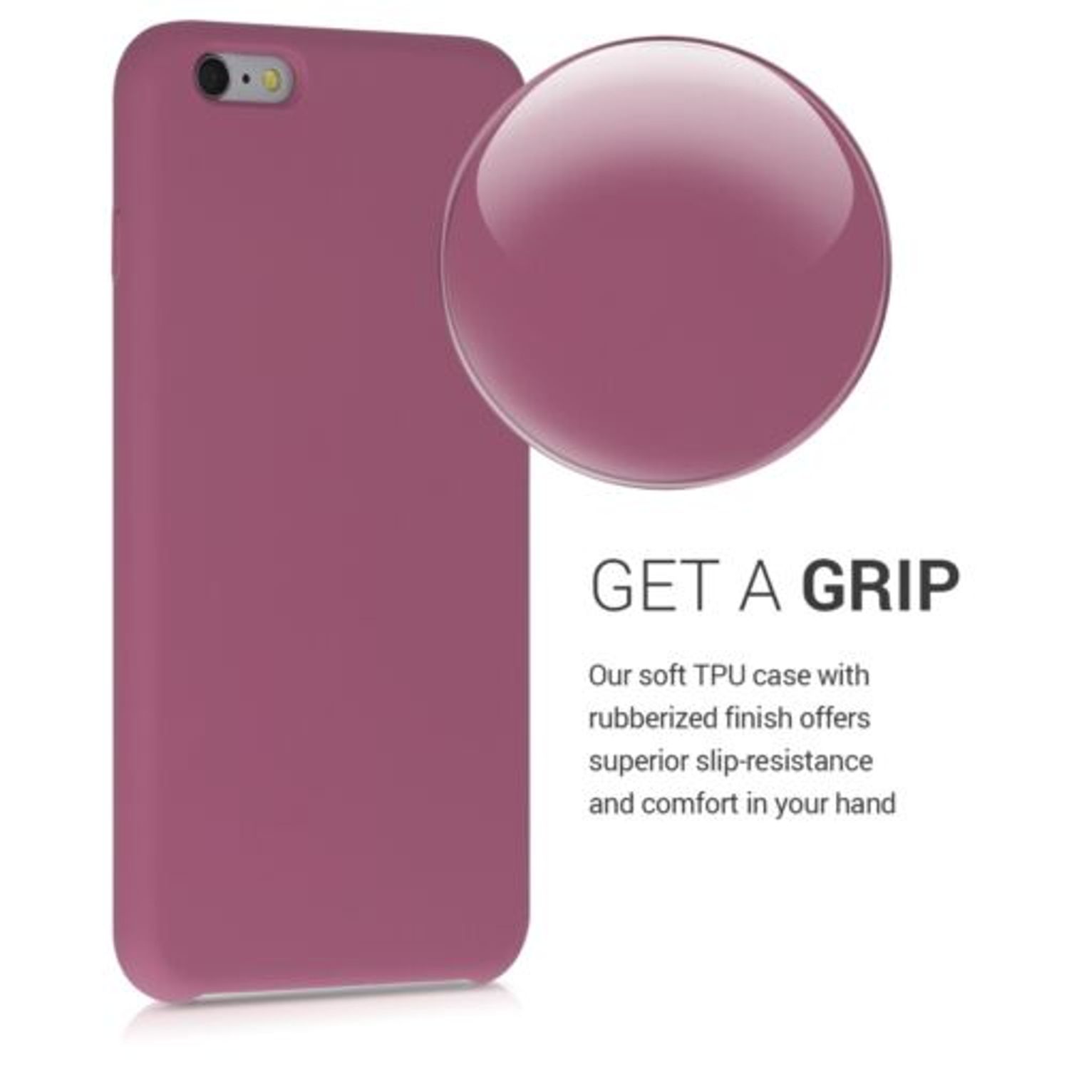 Husa pentru Apple iPhone 6 Plus/iPhone 6s Plus, Silicon, Roz, 40841.167 fotografia produsului View 5 L
