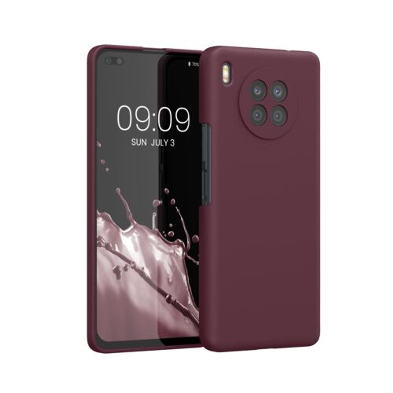 Husa Kwmobile pentru Honor 50 Lite, Silicon, Violet, 56633.190 fotografia produsului