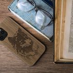 Husa Kwmobile pentru Apple iPhone 12/iPhone 12 Pro, Lemn, Maro, 52734.10 fotografia produsului View 3 S